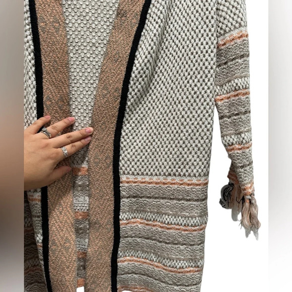 Knitted ESQUALO Open Cardigan - Picture 2 of 6